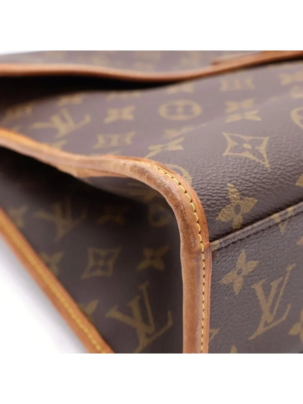 Louis Vuitton Monogram Vivari Leather 2-Way Shoulder Bag Business Brown